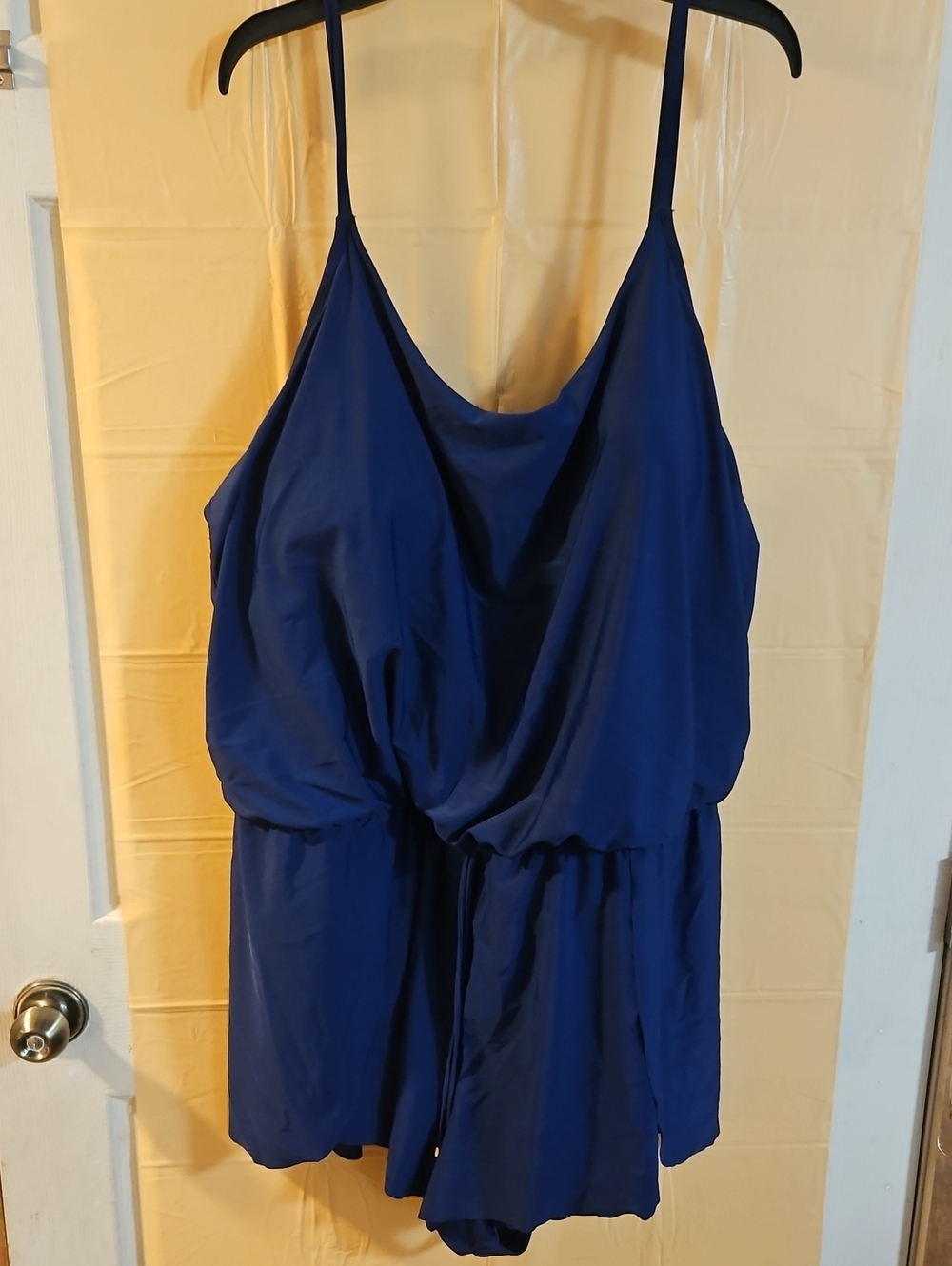 TIME AND TRU TANK ROMPER SWIMSUIT: BLUE: NEW WITH TAGS: SIZE 3X
